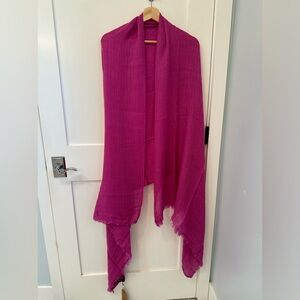 Modena Shawl Scarf Wrap Pink NWT